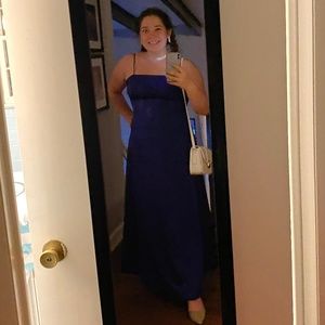 Blue Prom Dress (fits like size 12/14) is a size 16